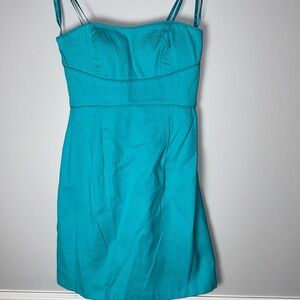 New Max & Cleo Turquoise Blue Strapless Dress 6